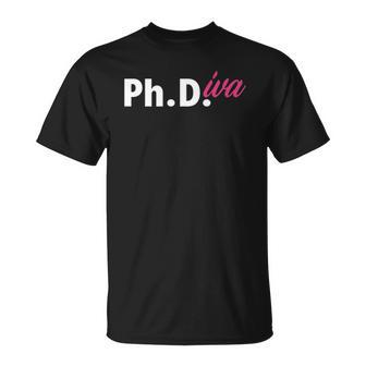 Ph Diva Dissertation Doctoral Degree Graduation Phd T-shirt - Thegiftio UK