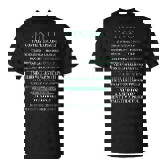 Pinto Name Pinto Completely Unexplainable T-Shirt | Seseable UK