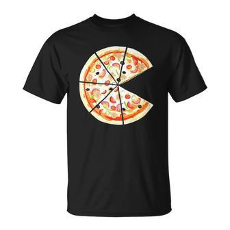 Pizza Pie And Slice Dad And Son Matching Pizza Father’S Day Unisex T-Shirt - Seseable