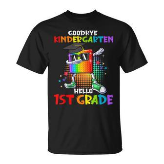 Pop It Goodbye Kindergarten Hello 1St Grade Graduation Unisex T-Shirt | Mazezy