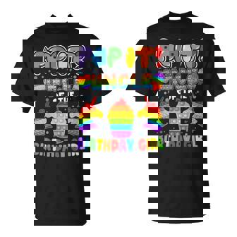Pop It Uncle Of The Birthday Girl Kids Family Matching Unisex T-Shirt - Seseable