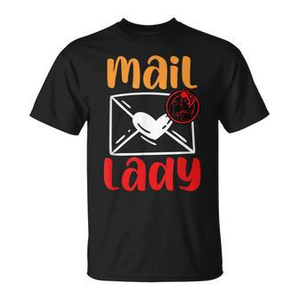 Postal Worker Mailman Mail Lady V2 T-shirt - Thegiftio UK