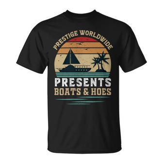 Prestigeworldwide Presentsboats Andhoes Vintage Funny Boating Boating Gifts Unisex T-Shirt | Favorety DE