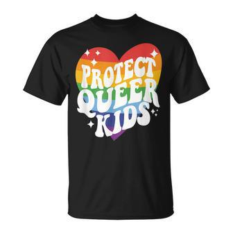 Protect Queer Kids Gay Pride Lgbt Support Queer Pride Month Unisex T-Shirt - Seseable