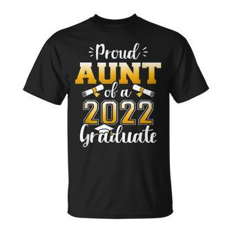 Proud Aunt Of A Class Of 2022 Graduate Senior Graduation T-shirt - Thegiftio UK