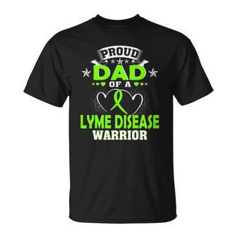 Proud Dad Of A Lyme Disease Warrior Unisex T-Shirt | Mazezy DE