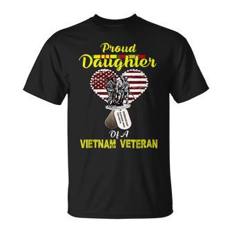 Proud Daughter Of A Vietnam Veteran Veterans Day Unisex T-Shirt - Monsterry UK