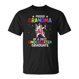 Proud Grandma Of A 2022 Kindergarten Graduate Unicorn Unisex T-Shirt | Mazezy