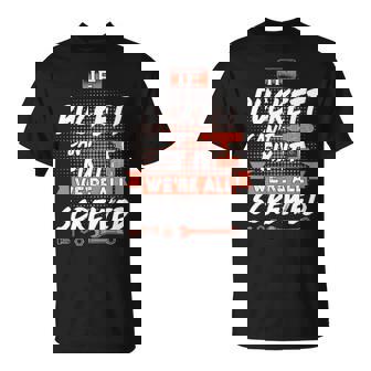 Puckett Name If Puckett Cant Fix It Were All Screwed T-Shirt - Seseable