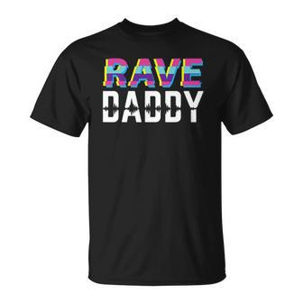 Rave Daddy Techno Dad Gift Unisex T-Shirt | Mazezy