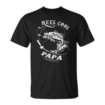Reel Cool Papa For Fishing Nature Lovers Unisex T-Shirt | Mazezy