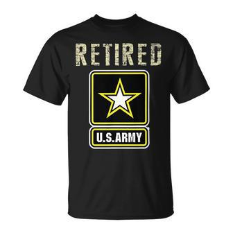 Retired Us Army Veteran T-Shirt Gift For Veteran Day T-Shirt Unisex T-Shirt - Monsterry