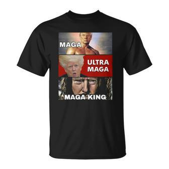 The Return Of The Great Maga King Trump Ultra Maga T-shirt - Thegiftio UK