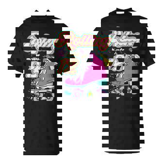 Rolling Into 12 Year Old Roller Skate 12Th Birthday Girl Unisex T-Shirt - Seseable