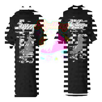 Rolling Into 6 Year Old Roller Skate 6Th Birthday Girl Unisex T-Shirt - Seseable