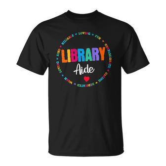 Back To School Libraria Crew Library Aide School Librarian T-shirt - Thegiftio UK
