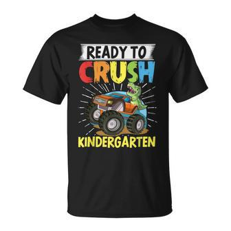 Back To School Teacher Ready To Crush Kindergarten Dinosaurs T-shirt - Thegiftio UK