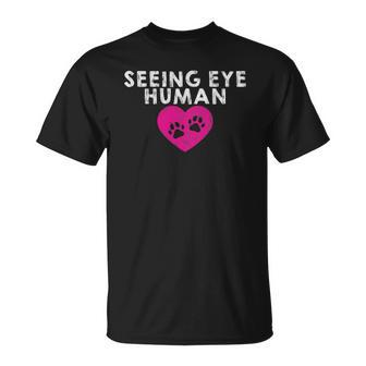 Seeing Eye Human Dog Paw Print T-shirt - Thegiftio UK