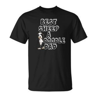 Sheepadoodle Dad Design - Sheepadoodle Dad Present Unisex T-Shirt | Mazezy