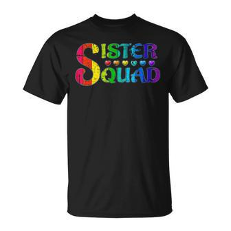 Sister Squad Relatives Birthday Bday Party Unisex T-Shirt - Seseable