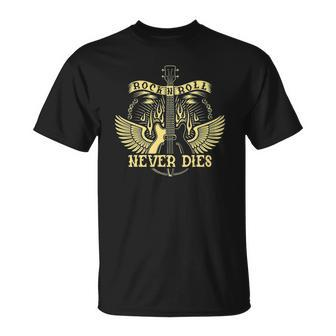 Sock Hop Costume Greaser Babe - Rock N Roll Never Dies Unisex T-Shirt | Mazezy