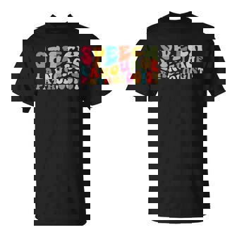 Speech Language Pathologist Boho Retro Speech Therapy Slp T-shirt - Thegiftio UK