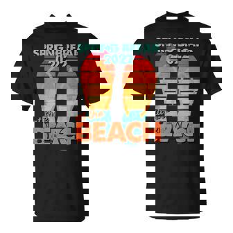 Spring Break Beach Sunshine 2022 Vintage Cool Flip Flops V2 T-shirt - Thegiftio
