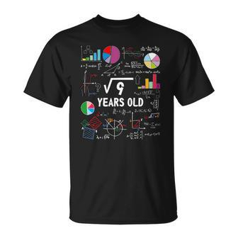 Square Root Of 9 3Rd Birthday 3 Years Old Kid Math Lover Unisex T-Shirt | Mazezy