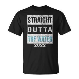 Straight Outta The Water Cool Christian Baptism 2022 Vintage Unisex T-Shirt | Mazezy