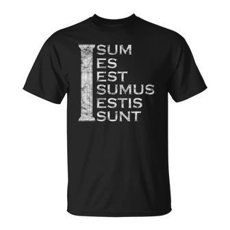 Sum Es Est Sumus Estis Sunt Latin Teacher T-shirt - Thegiftio UK