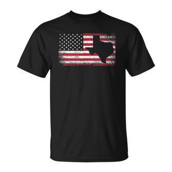 Texas 4Th Of July American Flag Usa Patriotic Men Women Unisex T-Shirt | Mazezy