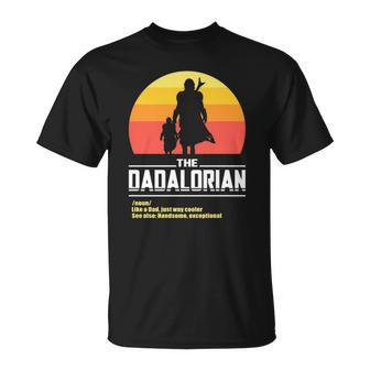The Dadalorian Fathers Day Funny Meme Gift Essential Unisex T-Shirt | Mazezy