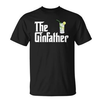 The Gin Father Funny Gin And Tonic Gifts Classic Unisex T-Shirt | Mazezy