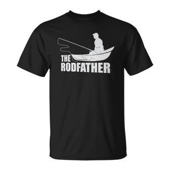 The Rodfather Nature Lover And Fisher Unisex T-Shirt | Mazezy