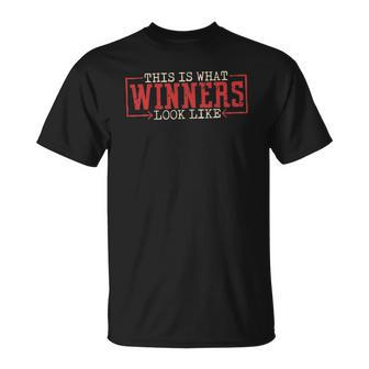 This Is What Winners Look Like Workout And Gym Unisex T-Shirt | Mazezy