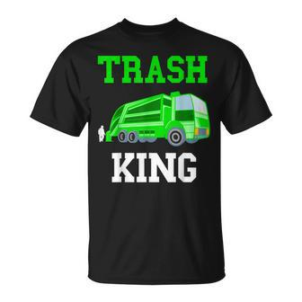 Trash King Garbage Truck Rubbish Recycling Trash Truck T-shirt - Thegiftio UK