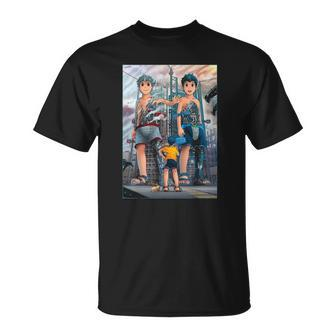 Two Robot Boys Anime Boy Unisex T-Shirt
