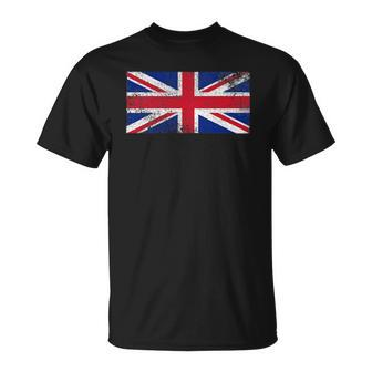 Uk United Kingdom British Flag England Uk Britain Vintage Unisex T-Shirt | Mazezy