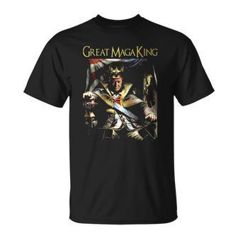 Ultra Maga Great Maga King Great Maga King Trump 2024 Republican Unisex T-Shirt | Mazezy