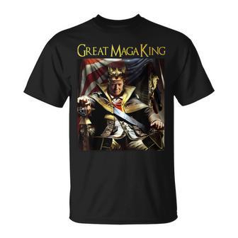 Ultra Maga Great Maga King Shirt Great Maga King Trump 2024 Unisex T-Shirt | Favorety AU