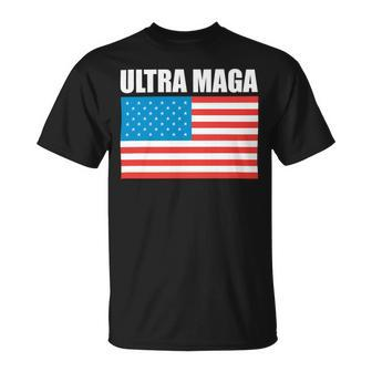 Ultra Maga Us Flag Unisex T-Shirt | Favorety