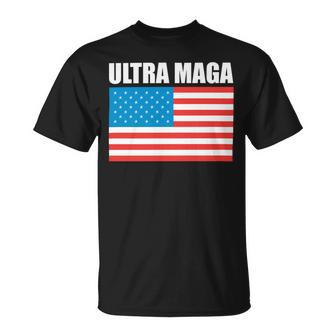 Ultra Maga Us Flag V2 Unisex T-Shirt | Favorety