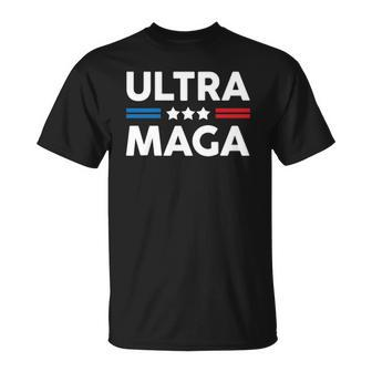 Ultra Mega Patriotic Trump Republicans Conservatives Apparel Unisex T-Shirt | Mazezy
