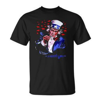 Uncle Sam I Want You 4Th Of July Unisex T-Shirt | Mazezy DE