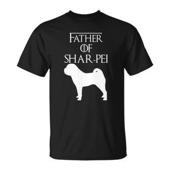 Unique White Father Of Chinese Shar Pei Dog Lover E010613 Ver2 Unisex T-Shirt | Mazezy