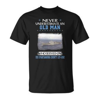Uss Spartanburg County Lst-1192 Veterans Day Father Day Gift Unisex T-Shirt | Mazezy