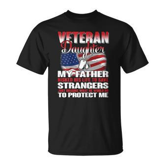 Vereran Gifts Vietnam Veteran Daughter Unisex T-Shirt | Mazezy