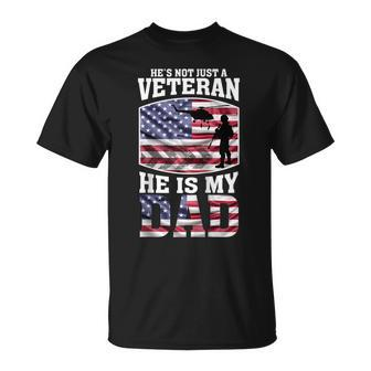 Veteran Dad 4Th Of July Or Labor Day Unisex T-Shirt - Seseable
