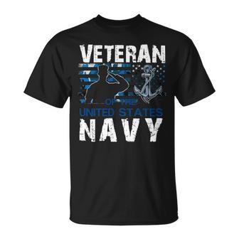 Veteran Veterans Day Us Navy Veteran Usns 128 Navy Soldier Army Military Unisex T-Shirt - Monsterry