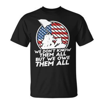 Veteran Veterans Day Us Veterans We Owe Them All 521 Navy Soldier Army Military Unisex T-Shirt - Monsterry DE